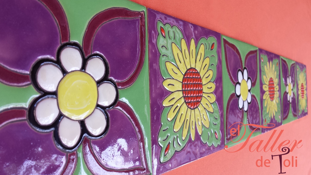 Mayolicas pintadas en el Taller de Toli